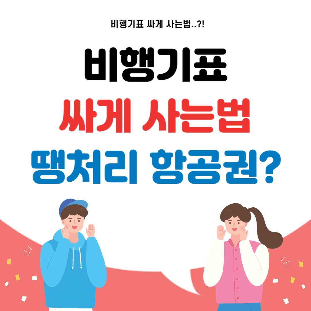 땡처리 항공권